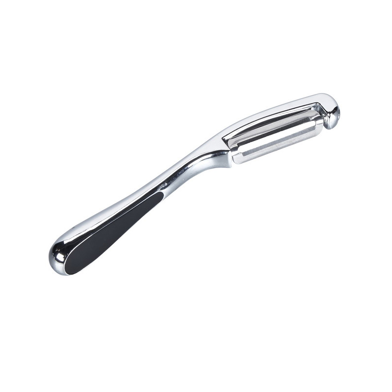Premium Lurus-pinggiran Zinc Alloy Sayur Peeler