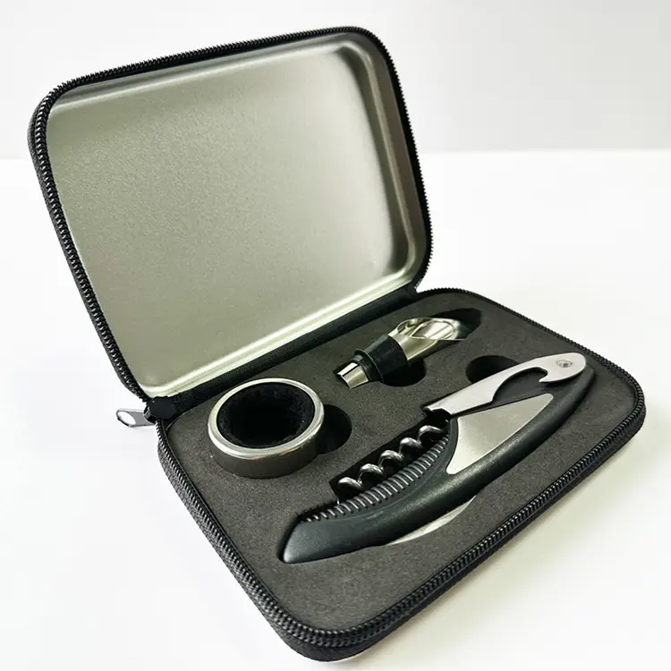 Gaya Zipper Tin Box Anggur Set